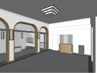 Modélisation et Rendus Hall entrée