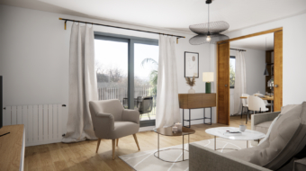 Appartement Bayonne, pour Atico A, Salon