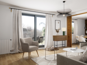 Appartement Bayonne, pour Atico A, Salon