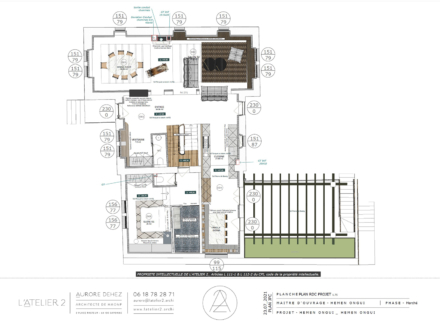 Villa à Guethary pour L'Atelier 2 - Planche DCE